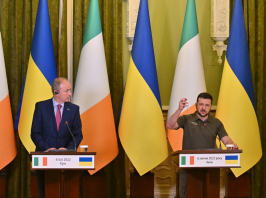 Az ír miniszterelnök személyesen tárgyalt Zelenszkijjel Kijevben