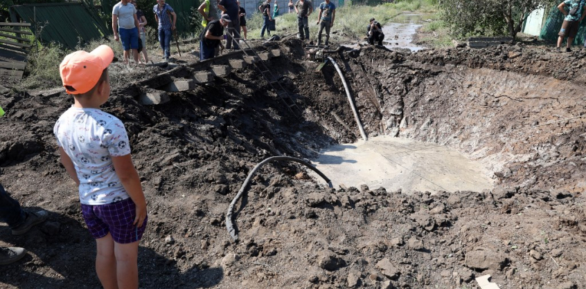 Orosz rakéta darabja csapódott be egy Moldovai faluban