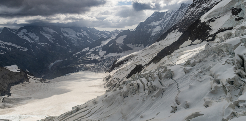 Soha nem látott veszélyben a svájci gleccserek