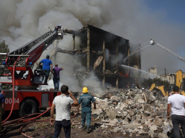 Robbanás történt egy jereváni piacon, legalább egy ember meghalt