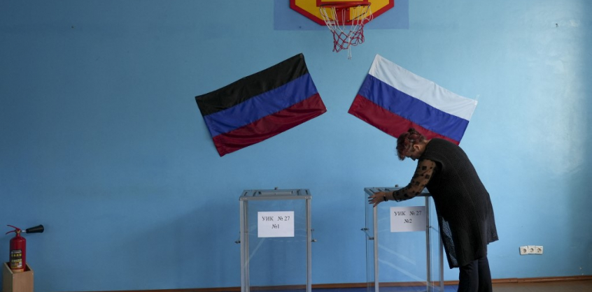 Népszavazás: mind a négy régió megszavazta az Oroszországhoz való csatlakozást