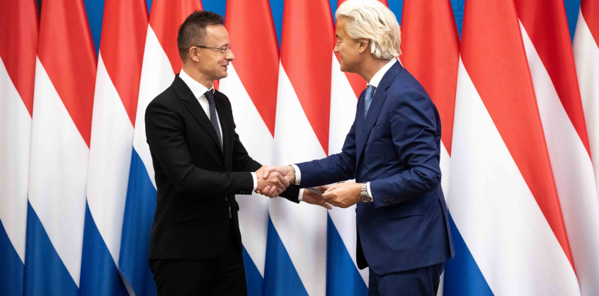 A Magyar Érdemrend középkeresztjét adták át a holland szélsőjobboldal vezetőjének