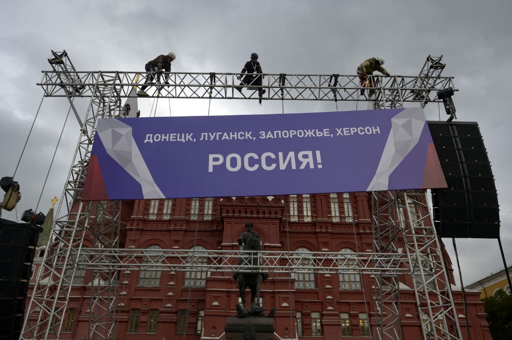 Orosz választásokat tartottak az elfoglalt ukrán területeken