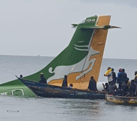 A Viktória-tóba zuhant egy utasszállító repülőgép