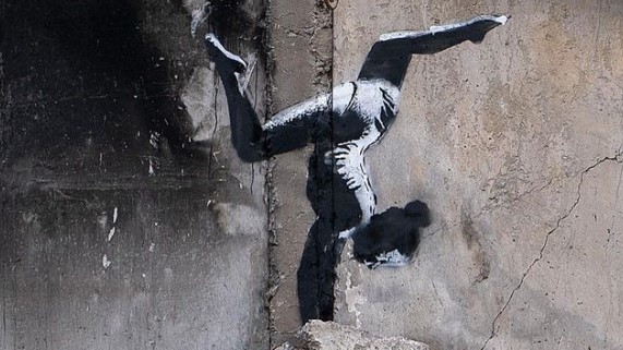 Banksy Ukrajnában alkotott