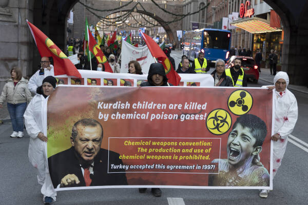 Egy stockholmi tüntetés miatt kérette be Törökország a svéd nagykövetet
