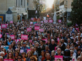 Az abortusz ellen tiltakoztak Máltán