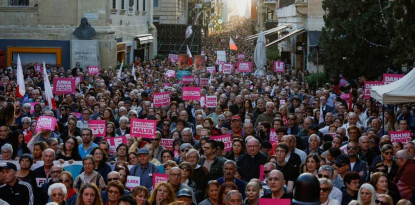 Az abortusz ellen tiltakoztak Máltán