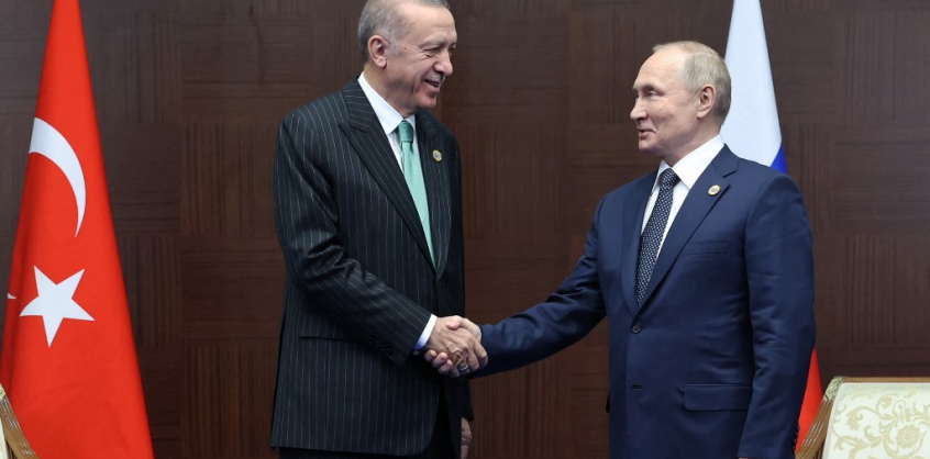 Gázközpontról és a gabonaszállításokról tárgyalt Putyin és Erdogan