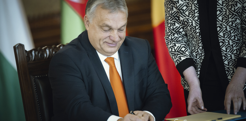 Orbán: a világon egyedülálló beruházás az Azerbajdzsánból Románián keresztül Magyarországra áramot szállító vezeték