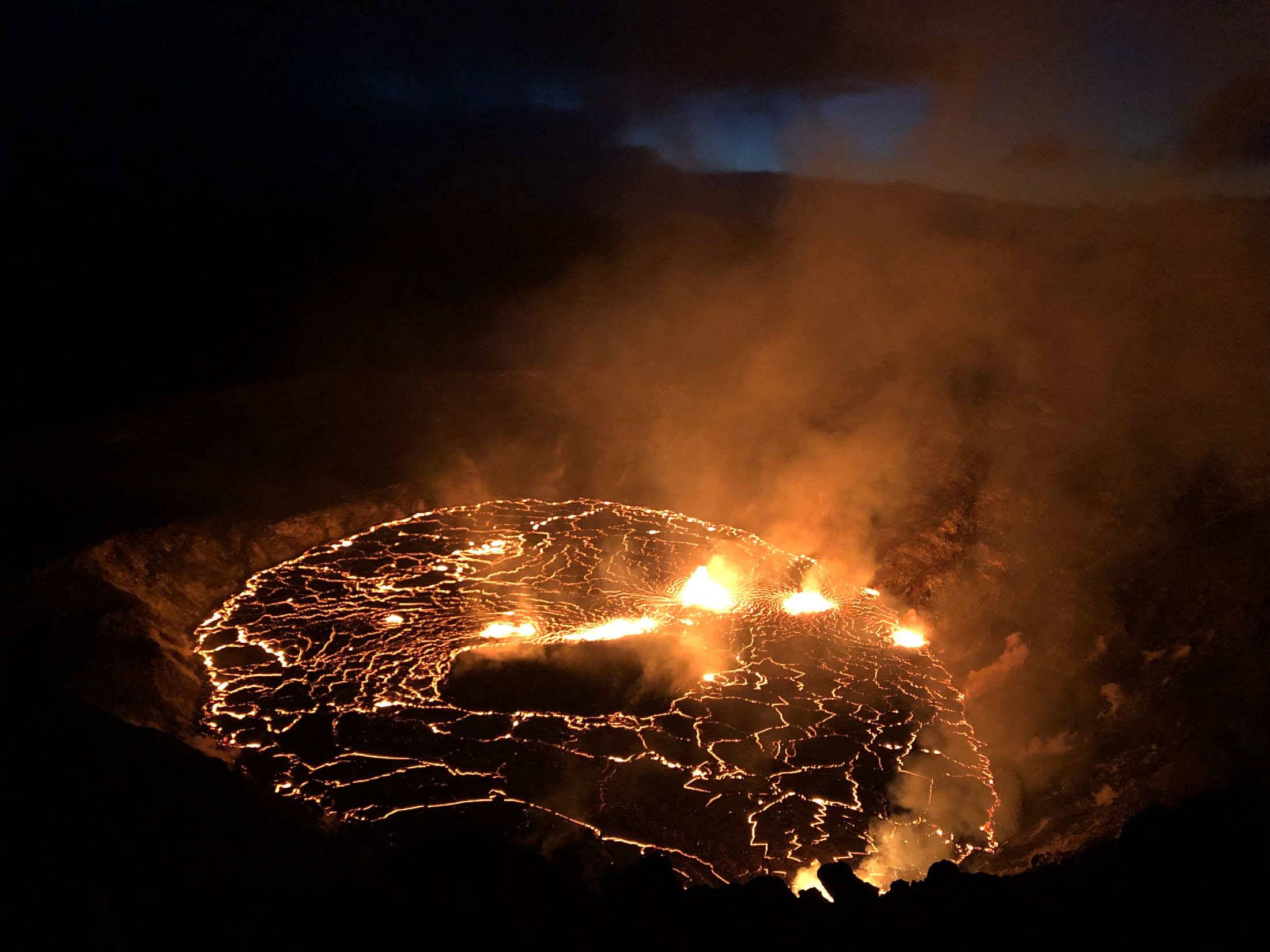 Ismét kitört Hawaii legnagyobb vulkánja, a Kilauea