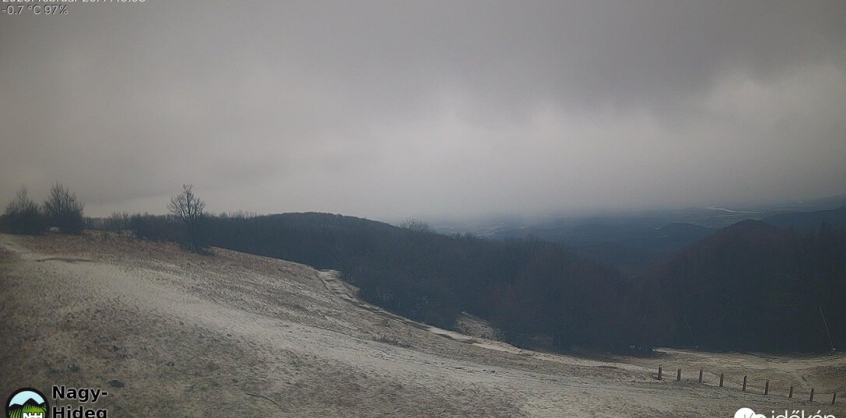 A hegyekbe már megérkezett a hó