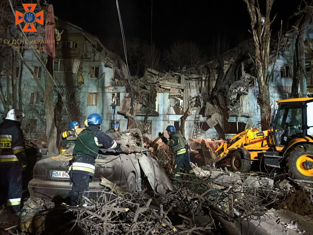 Lakóházat ért halálos rakétacsapás Ukrajnában
