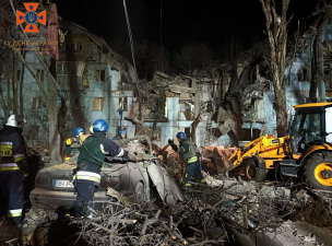 Lakóházat ért halálos rakétacsapás Ukrajnában