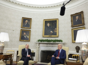 A Fehér Házban tárgyalt Joe Biden és Olaf Scholz