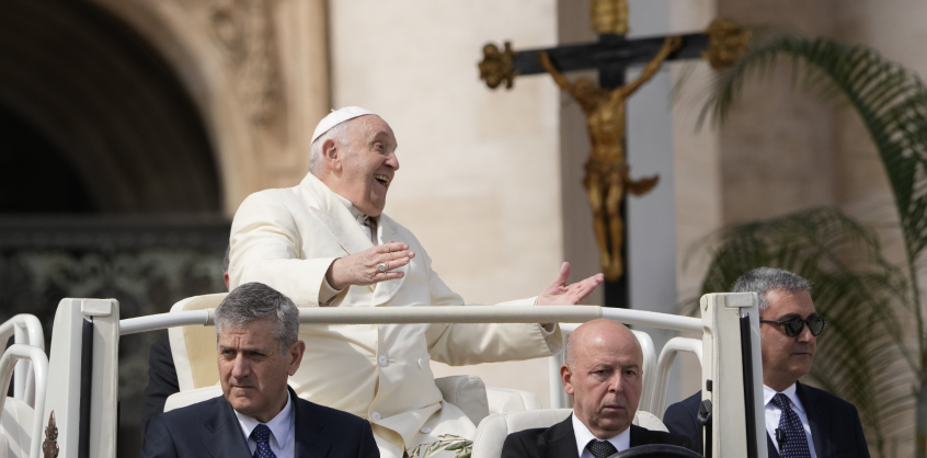 Ferenc pápa megnyitotta a húsvéti nagyhetet