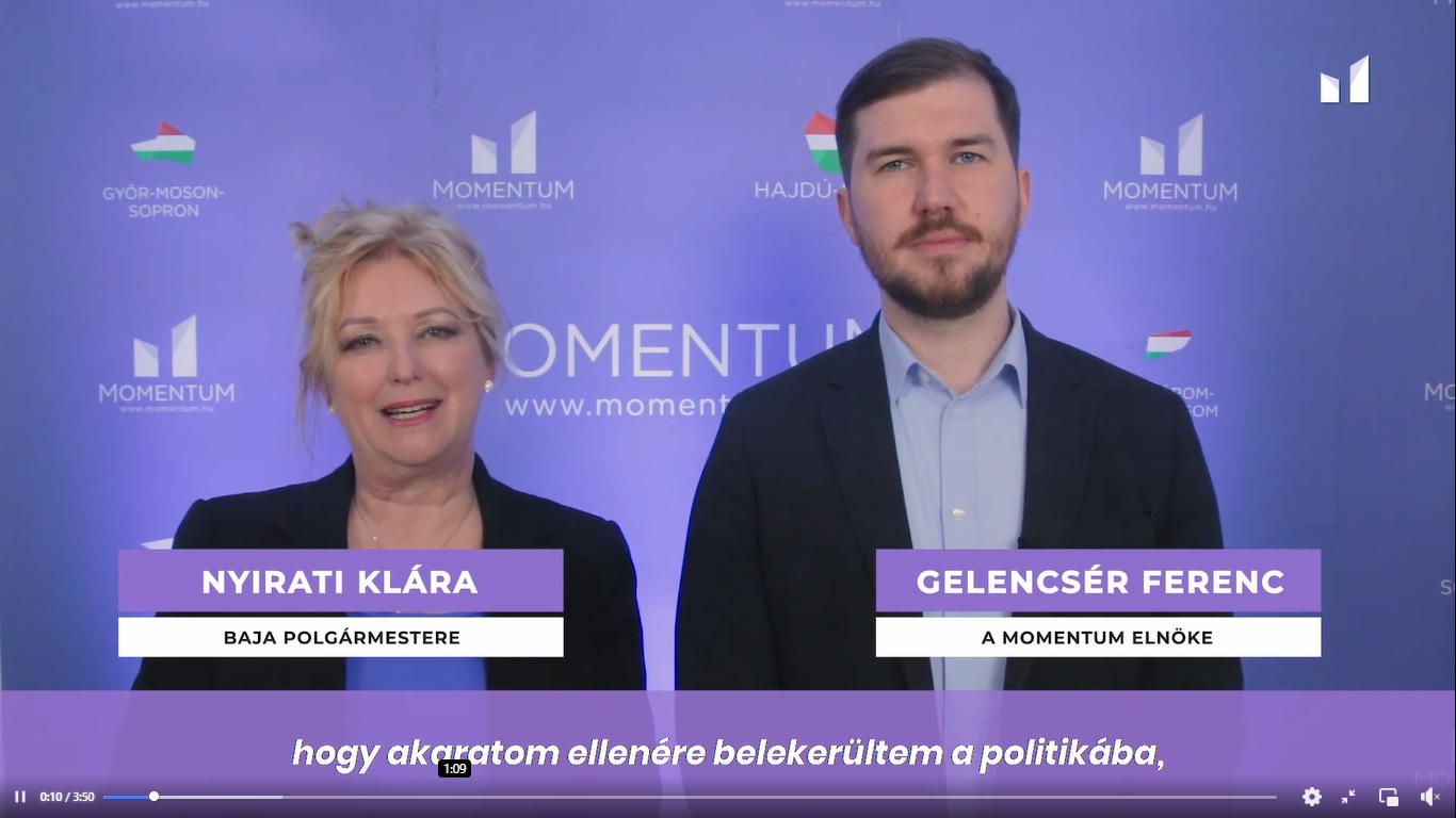 Közös polgármesterjelöltet indít a Momentum és az MSZP