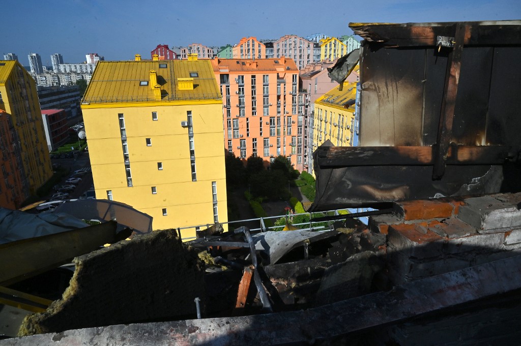 Éjszaka megint légitámadás érte Kijevet
