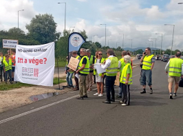 Hatalmas blokád a Megyeri hídnál – civilek zárták le a pénteki csúcsforgalmat