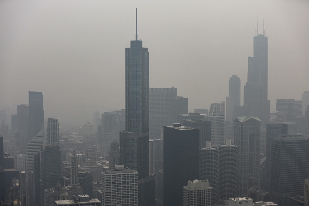 Kanadában lángra kaptak az erdők, nem kap levegőt Chicago és az egész Közép-Nyugat