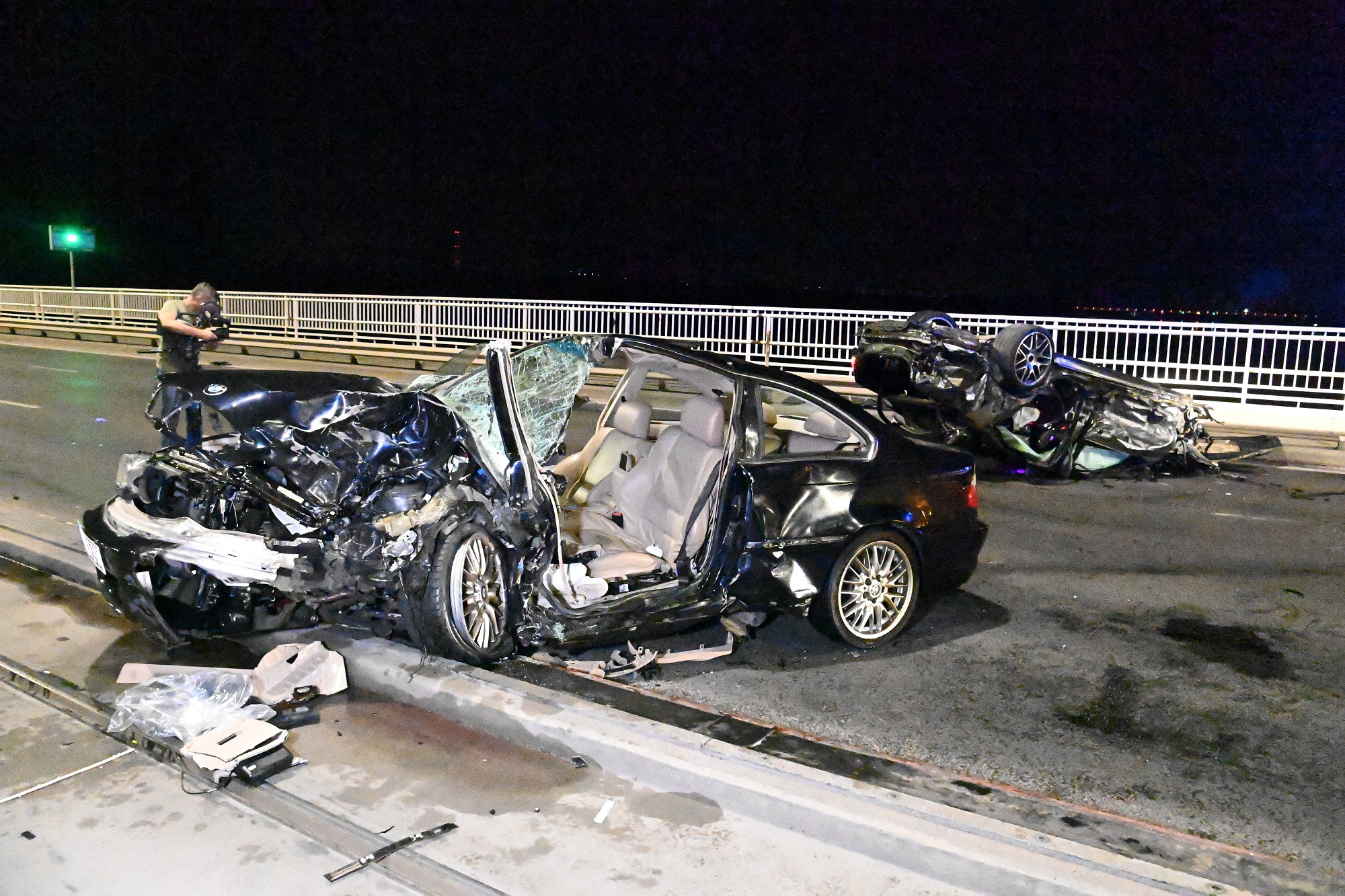 130-150 kilométer per órával száguldozhatott az Árpád hídon az autós, aki halálos balesetet okozott