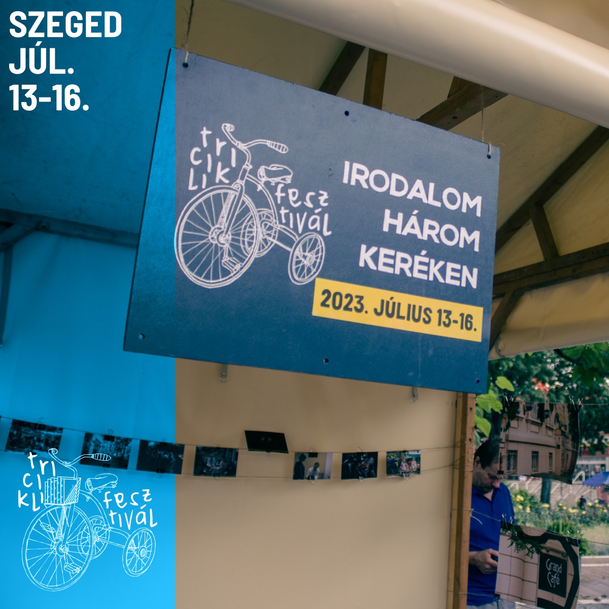 Újra kerékpáros irodalmi fesztivált rendeznek Szegeden