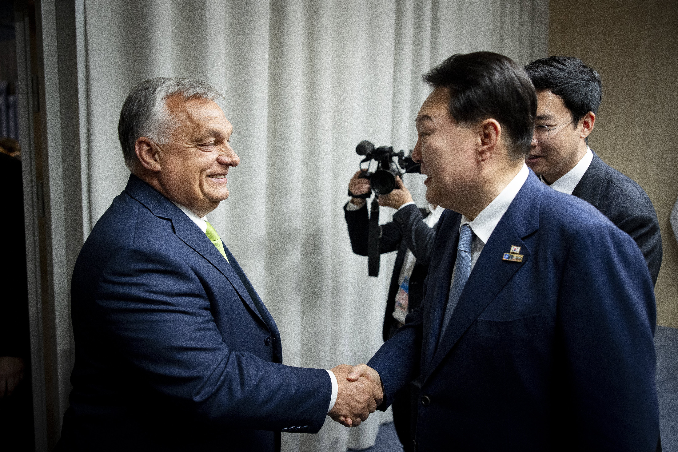 Orbán Viktor találkozott Dél-Korea elnökével