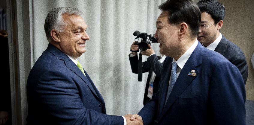 Orbán Viktor találkozott Dél-Korea elnökével