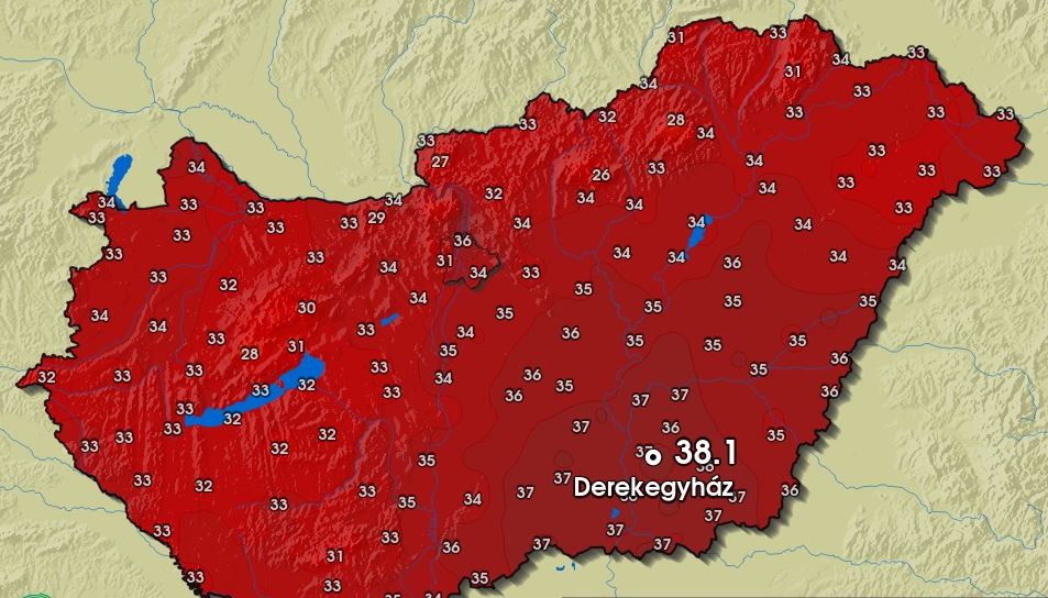 Az év eddigi legmelegebb napja volt a vasárnapi