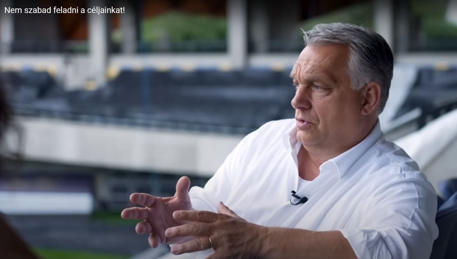 Orbán Viktor: a futball nem szórakoztatás