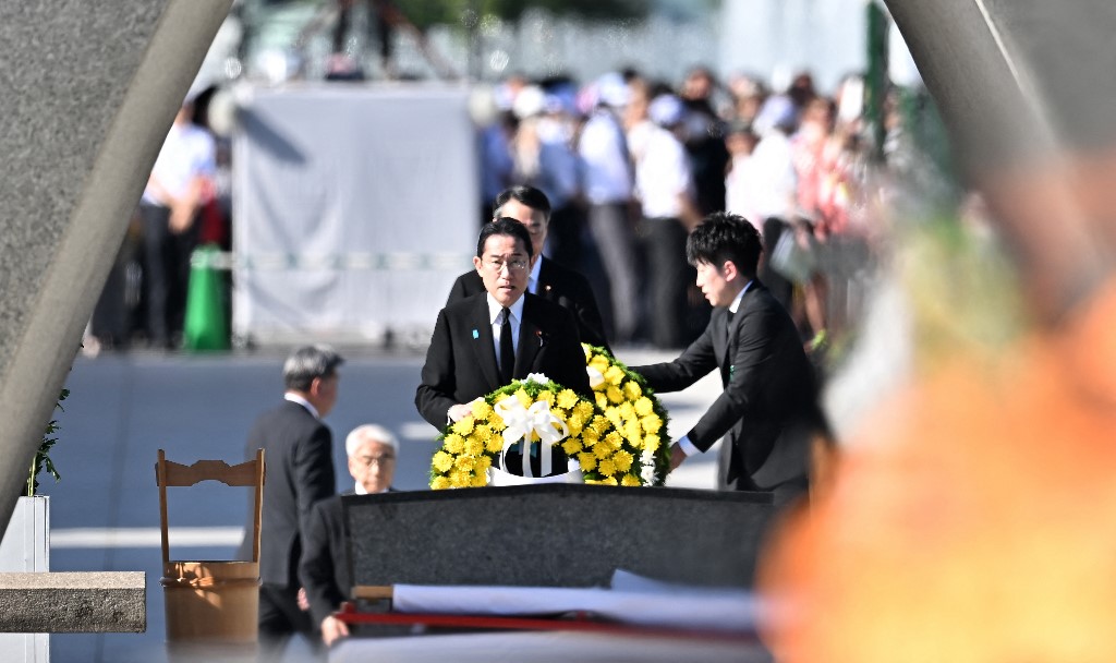 A nukleáris leszerelés fontosságát hangoztatta a japán miniszterelnök a hirosimai atomtámadás 78. évfordulóján