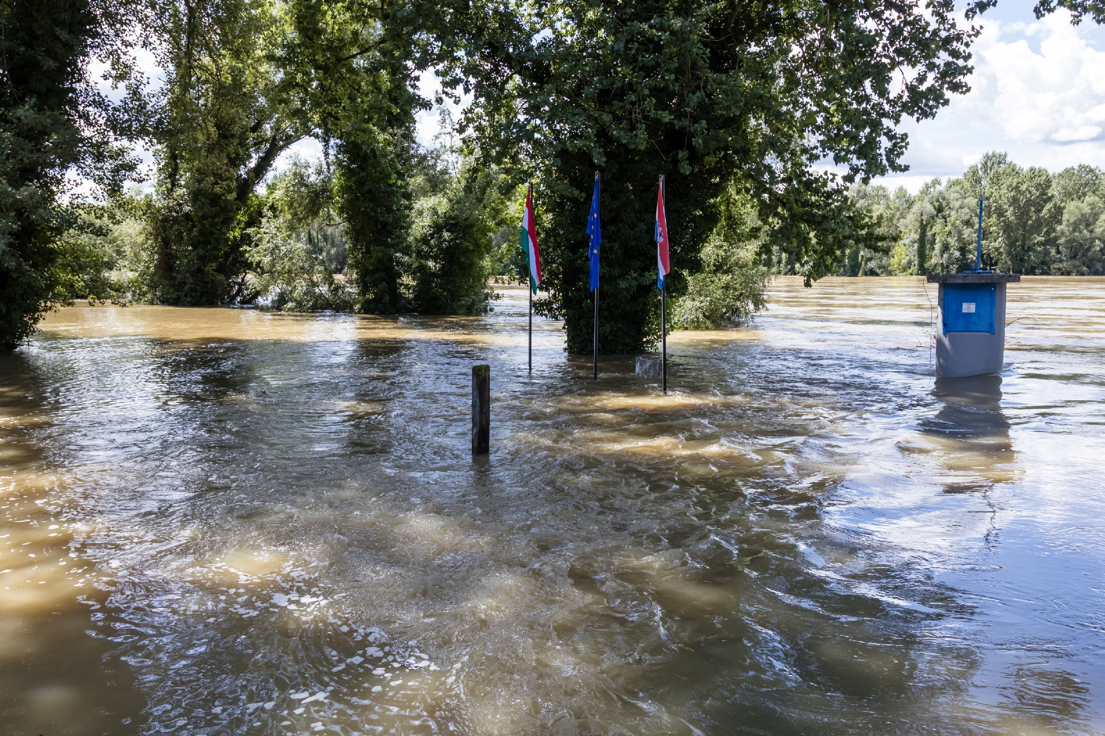 Már apad a Dráva, de az árvízveszély még maradt