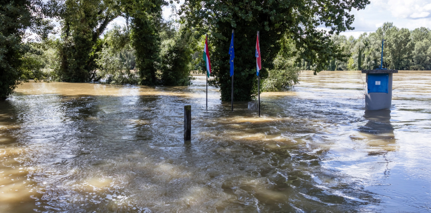 Már apad a Dráva, de az árvízveszély még maradt
