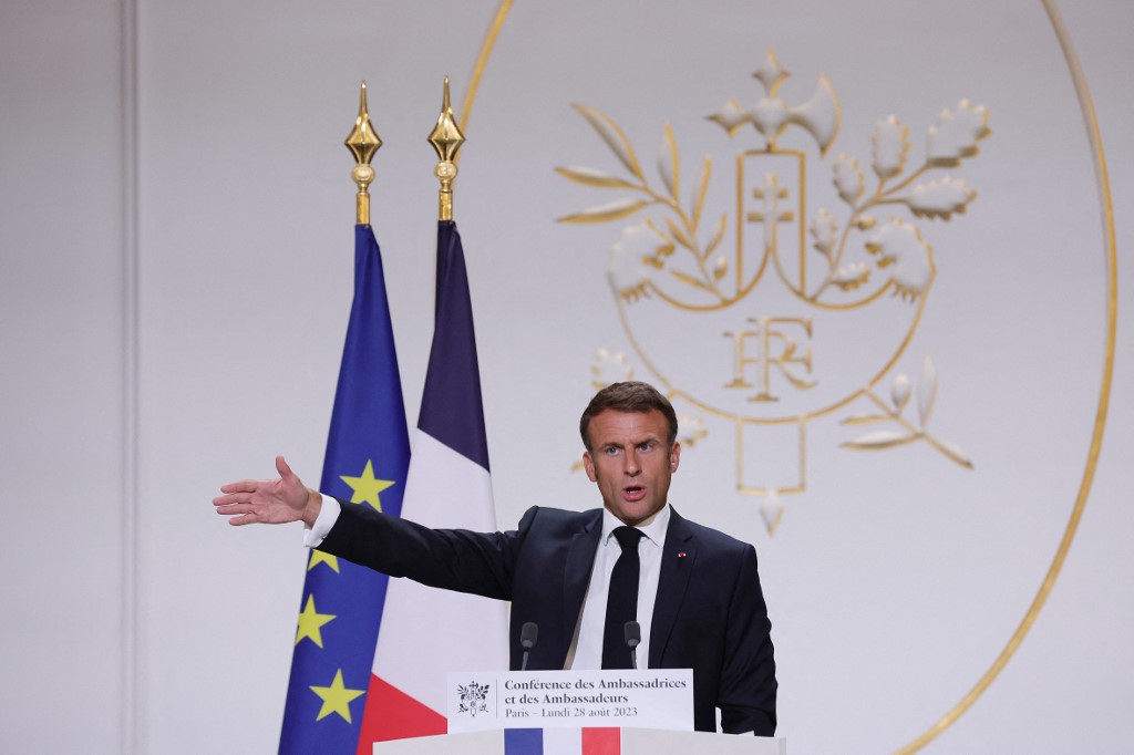 Európa meggyengülésére figyelmeztet Emmanuel Macron