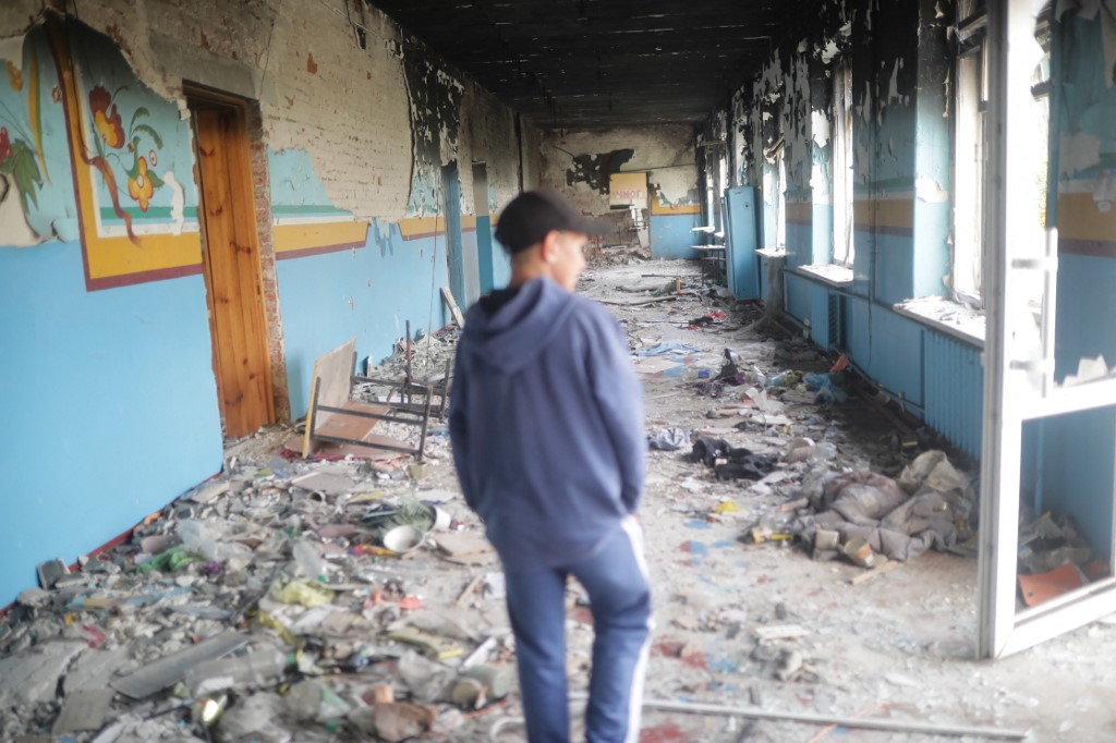 Az ukrán gyerekek harmada jár rendesen iskolába