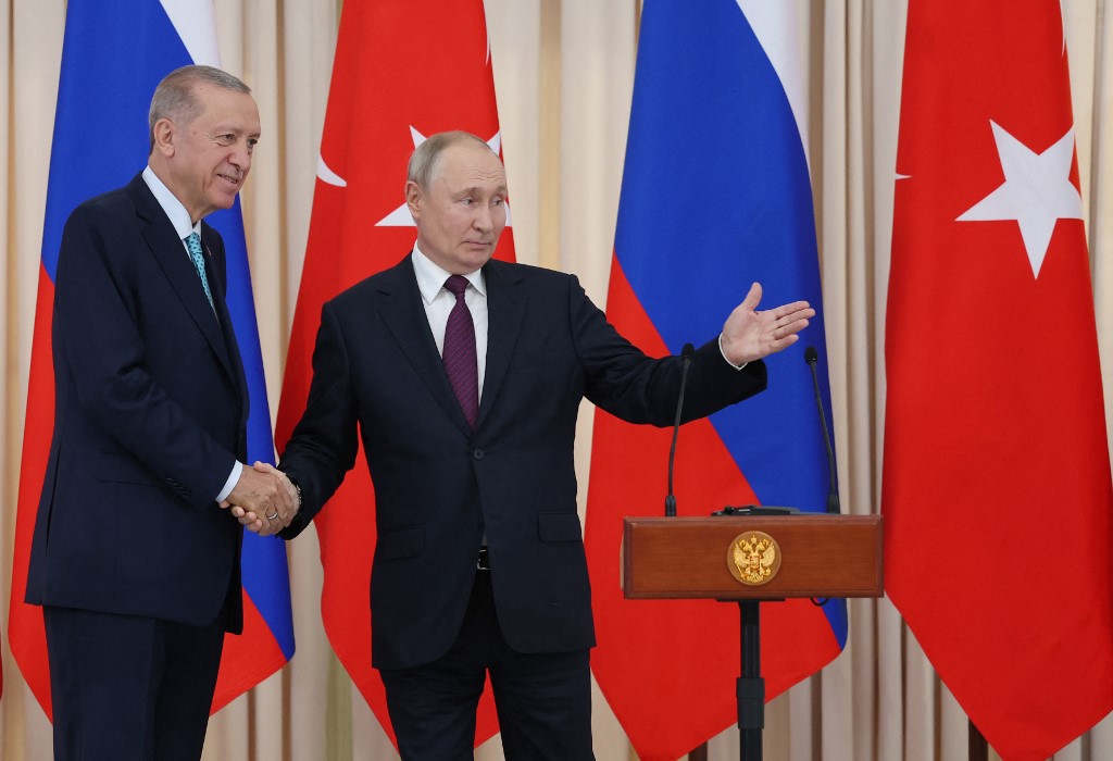 Putyin elárulta a feltételeit Erdoğannak Szocsiban