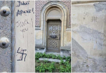 Durva antiszemita firkák kerültek a temesvári zsinagógára