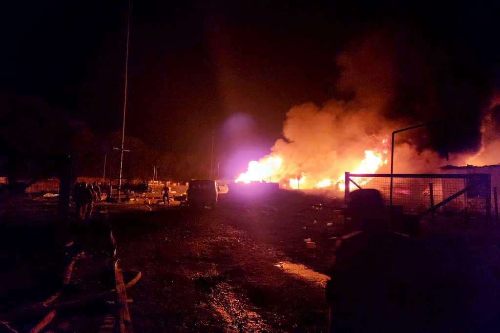 Sokan meghaltak Hegyi-Karabahban az üzemanyagtározónál történt robbanásban 