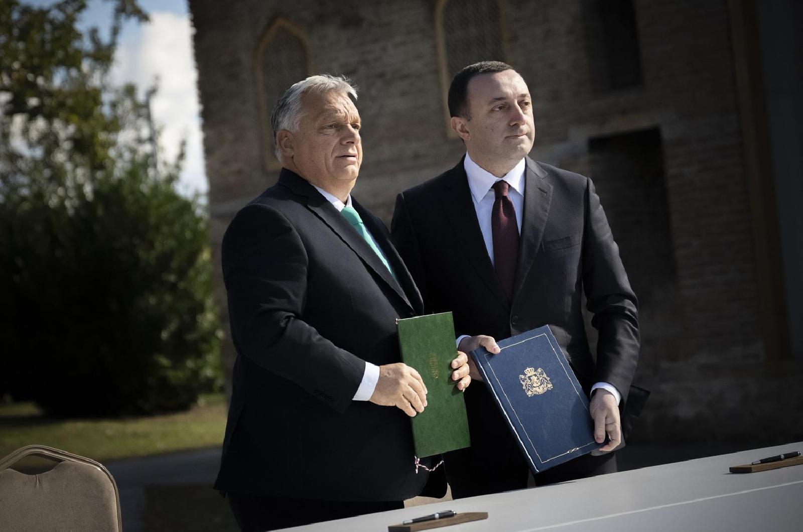 Magyarország elkötelezett Grúzia EU-tagsága mellett – közölte Orbán Viktor