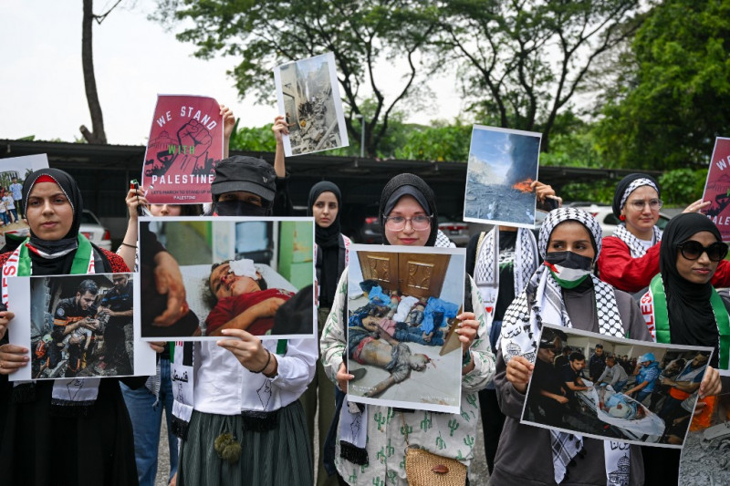 MALAYSIA-ISRAEL-PALESTINIAN-CONFLICT-PROTEST