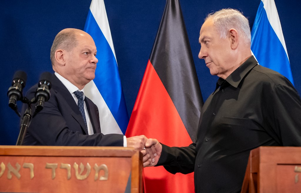 Olaf Scholz: Németország elkötelezett Izrael biztonsága mellett