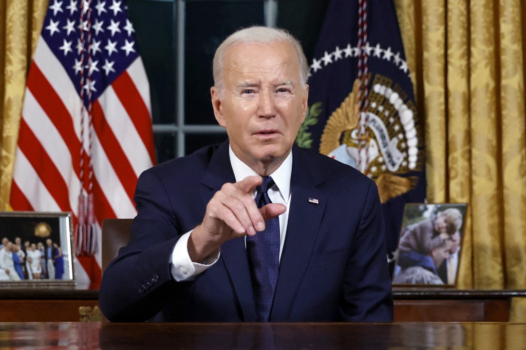 Joe Biden az ukrajnai és izraeli katonai támogatás fokozása mellett érvelt rendkívüli tévébeszédében