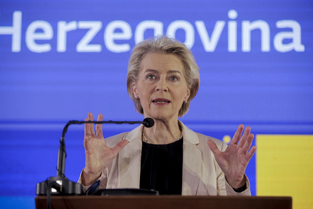 Ursula von der Leyen az EU-ban képzeli el Bosznia-Hercegovinát