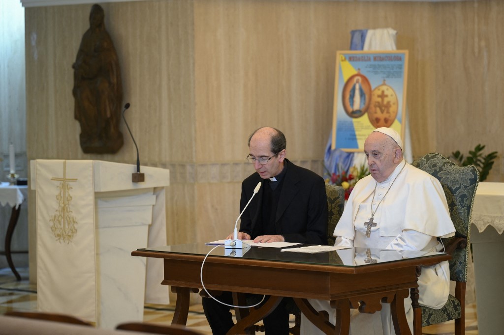 Ferenc pápa beteg, munkatársa olvasta fel beszédét