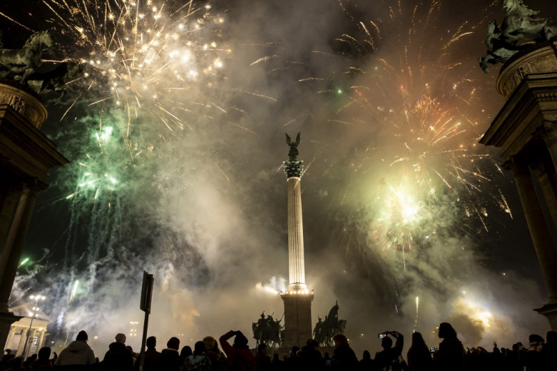 New Year celebration in Budapest