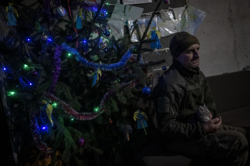 New year's eve in the frontline of Donetsk