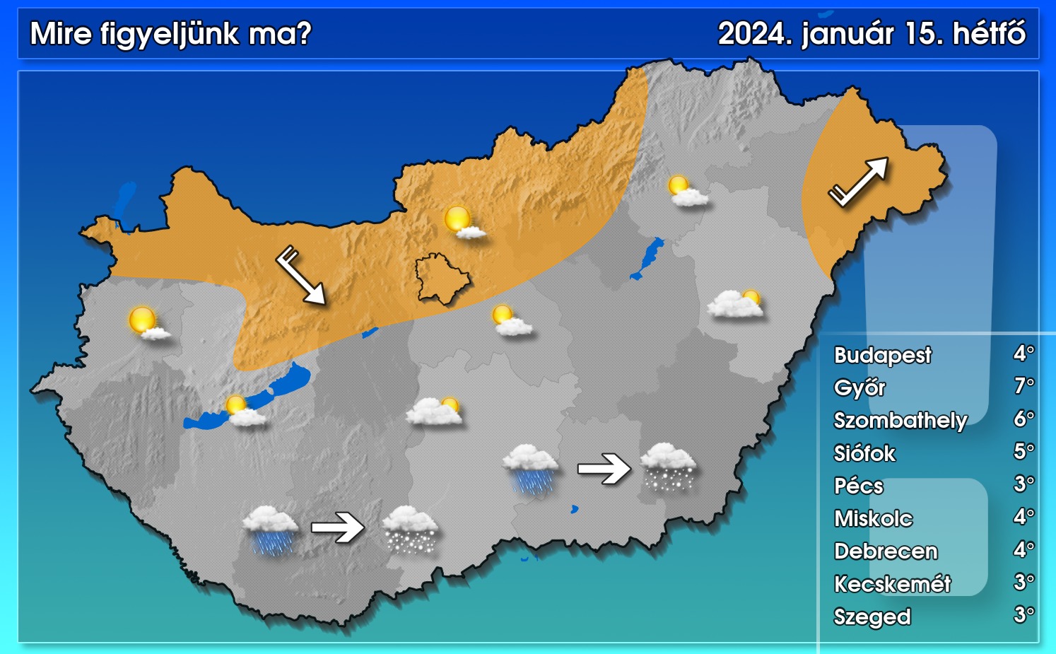 A Dél-Dunántúlon újra kifehéredhet a táj