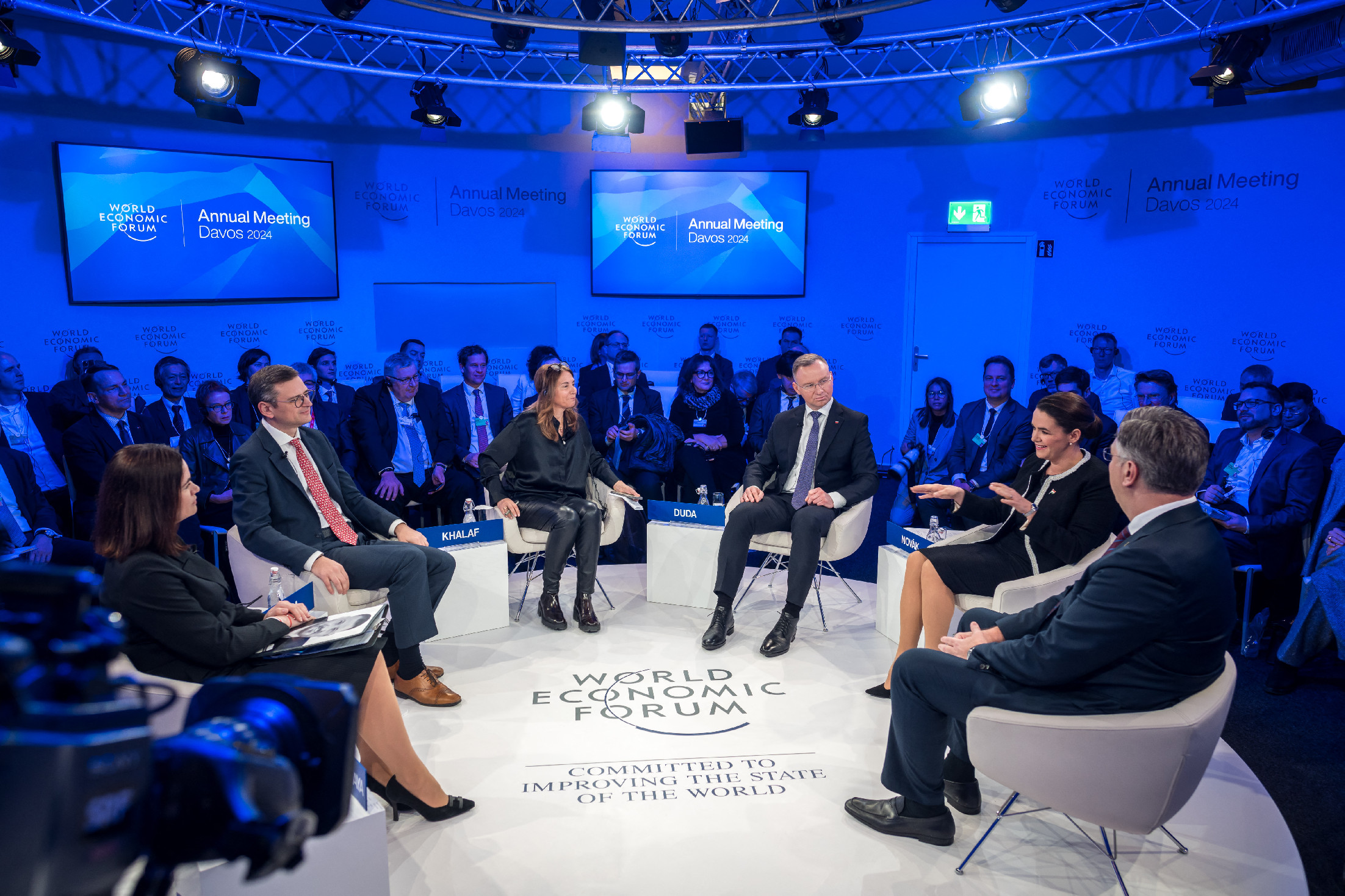 Novák Katalin Davosban: Oroszország nem győzhet!