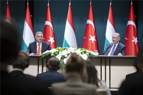 Erdogan szerint 2024 a magyarok és a törökök közös éve lesz