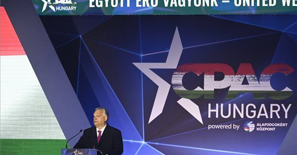 Orbán Viktor a CPAC-en: a migráció, a gender, a woke ugyanannak a vírusnak a variánsai